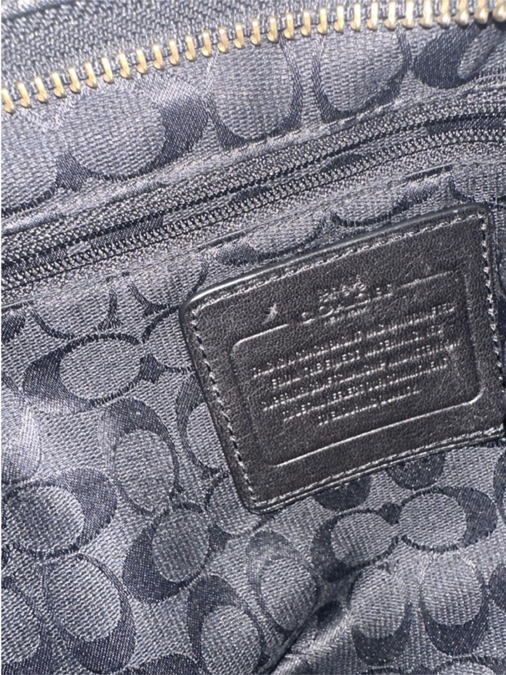 Coach Black Leather Bleecker Bucket Bag - Picture 7 of 7
